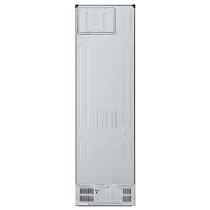 LG, NoFrost, 387 л, высота 203 см, черный - Холодильник