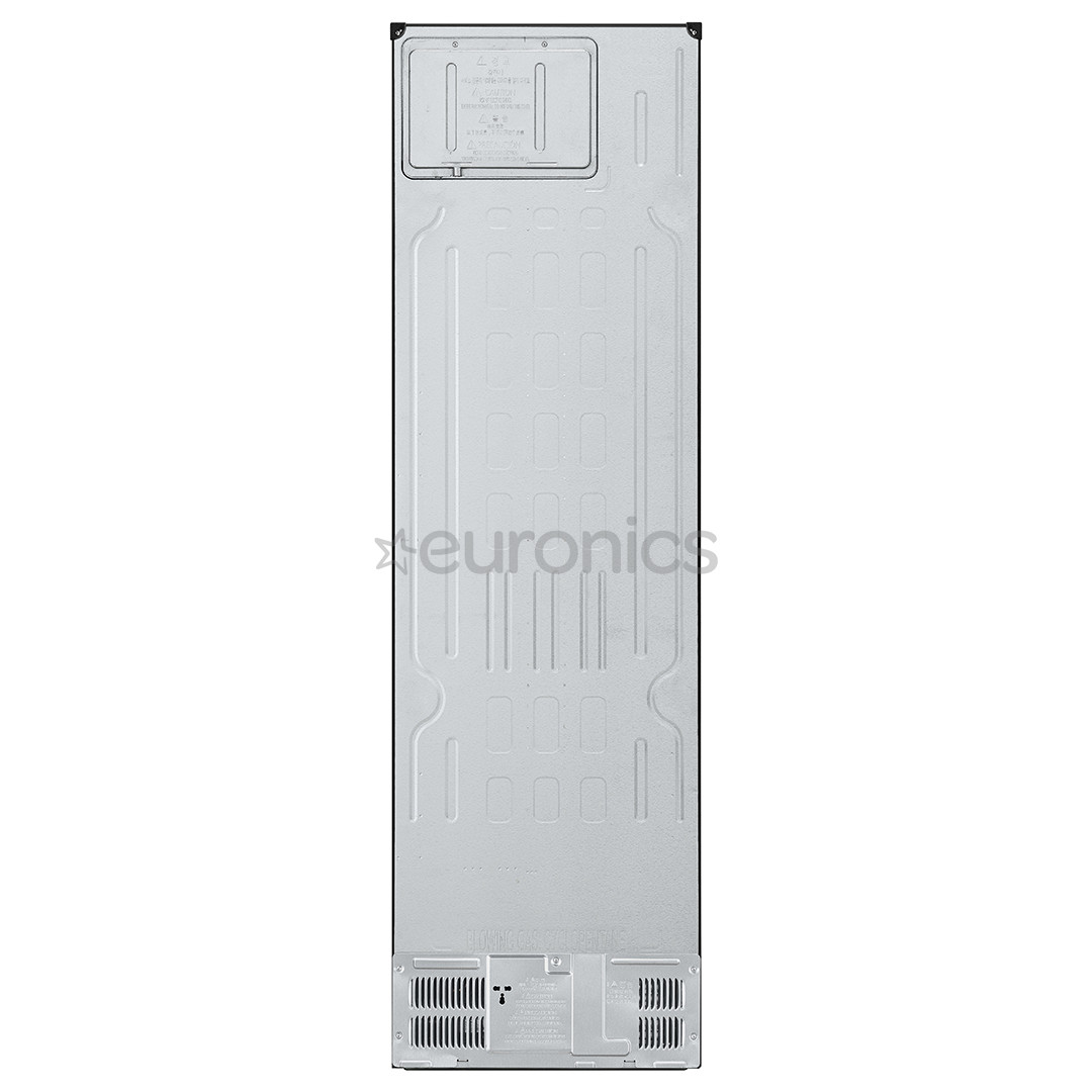 LG, NoFrost, 387 л, высота 203 см, черный - Холодильник