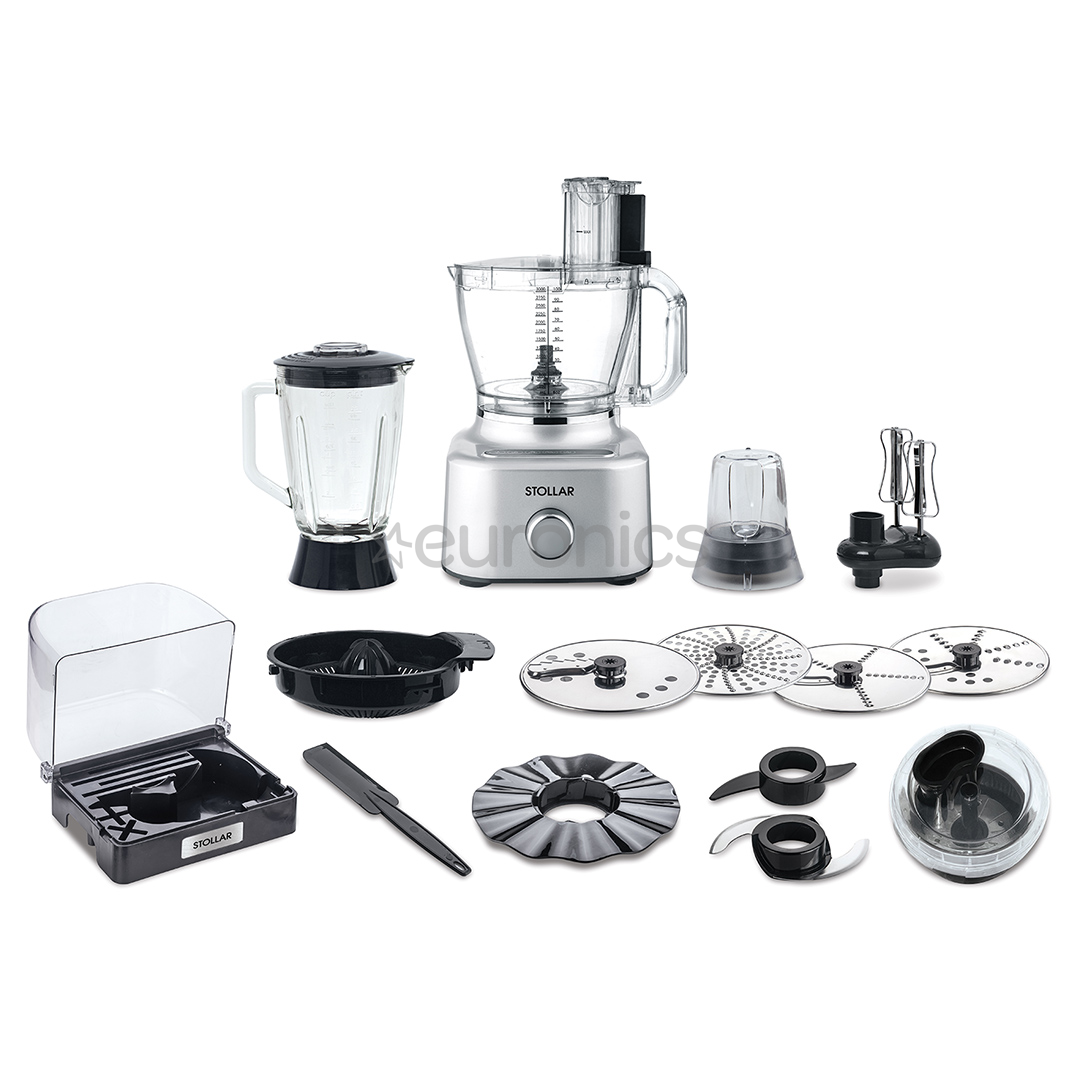 Stollar the Multi Food Processor, 1300 Вт, серебристый - Кухонный комбайн