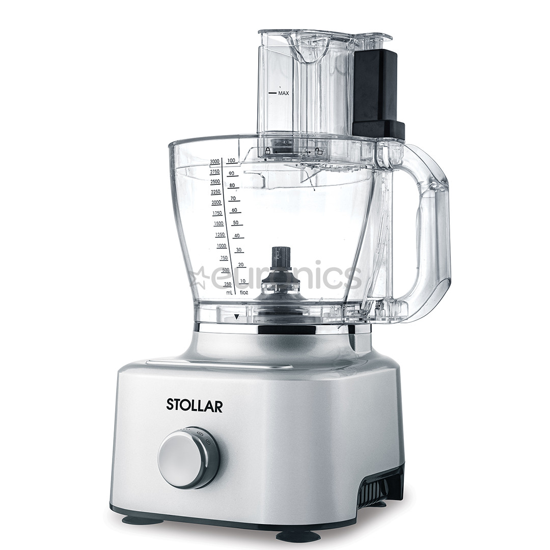 Stollar the Multi Food Processor, 1300 W, silver - Food processor