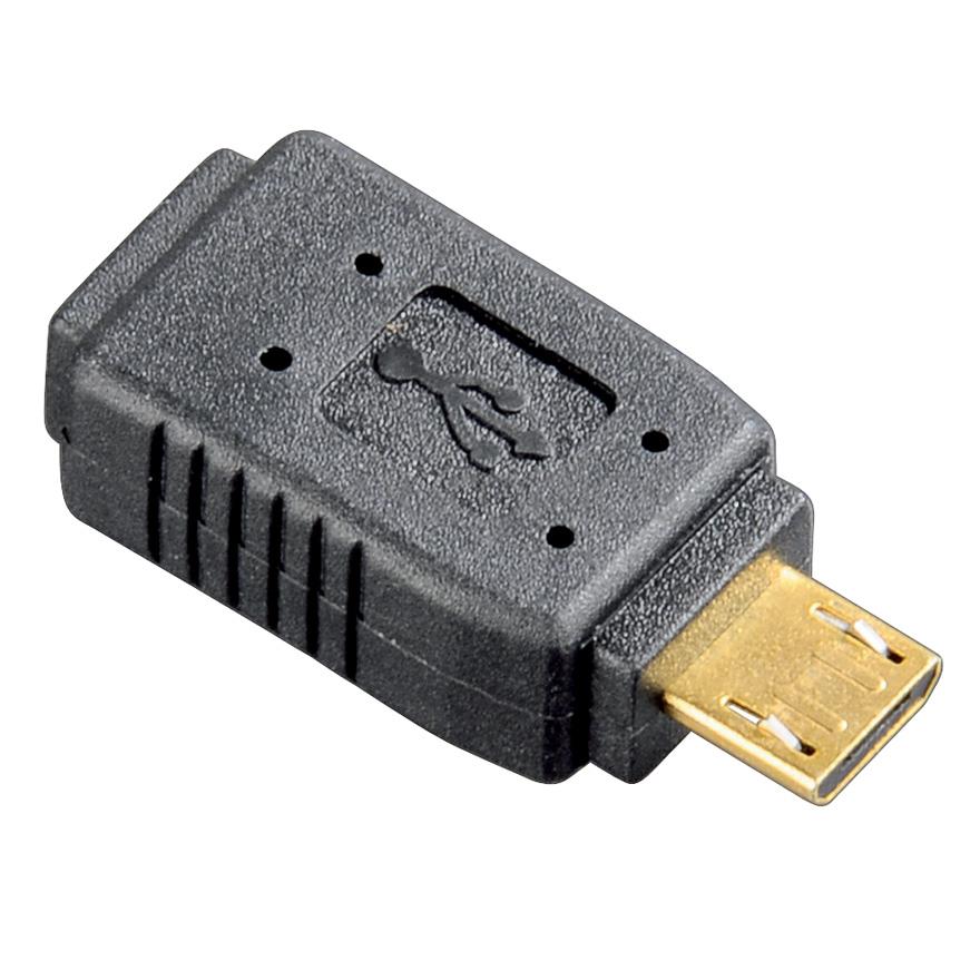 Переходник micro USB - mini USB, Hama
