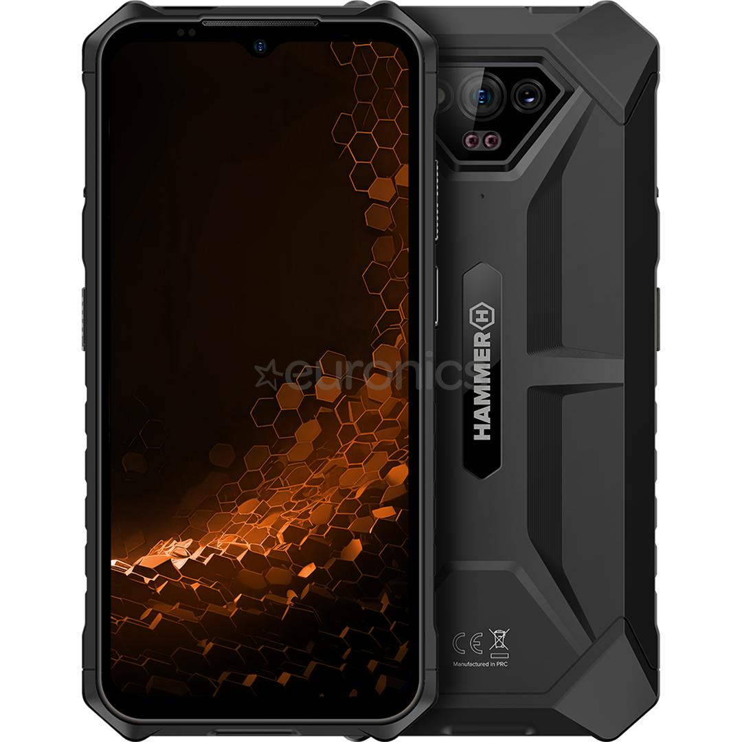 HAMMER Iron V, 6GB, 64GB, black - Smartphone