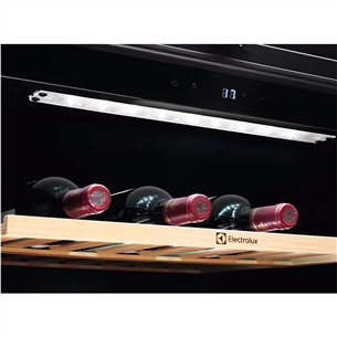 Electrolux 500 Series, 52 pudelit, kõrgus 82 cm, must - Integreeritav veinikülmik