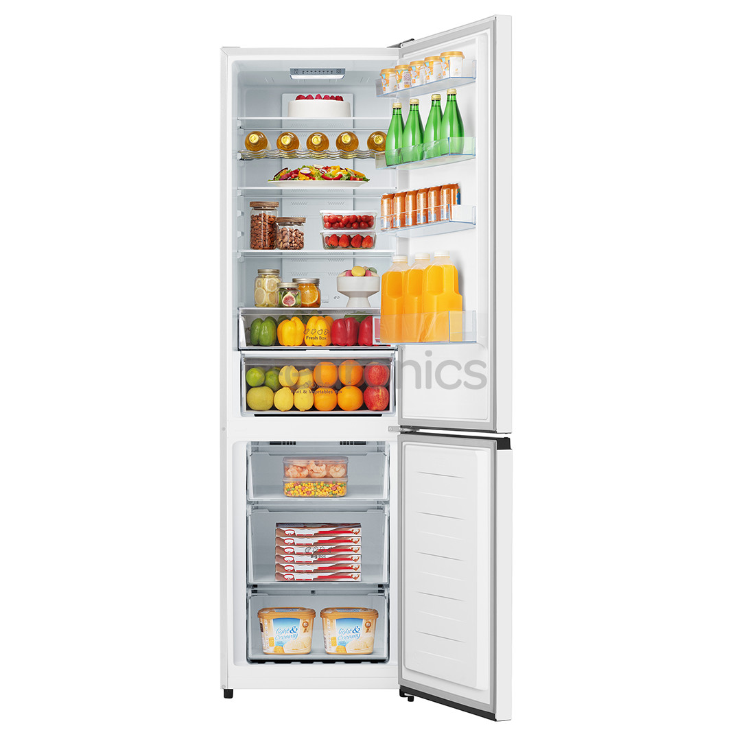 Hisense, NoFrost, 336 L, 201 cm, white - Refrigerator