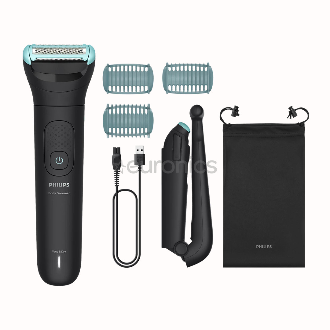 Philips Bodygroomer 5000 seeria, must - Keharaseerija