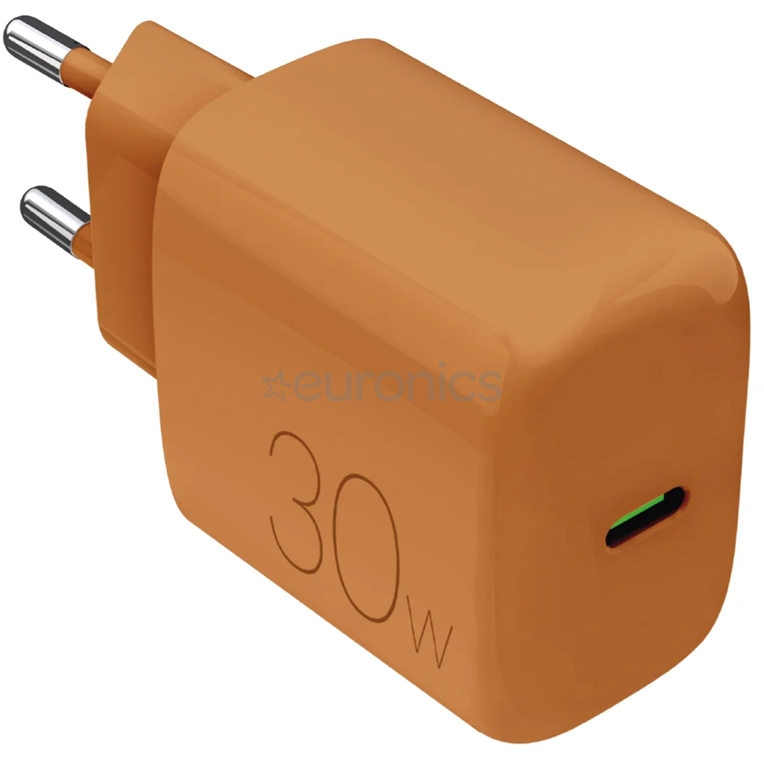 Puro DAILY 1, USB-C, 30 Вт, оранжевый - Зарядное устройство