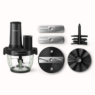 Philips Chopper seeria 5000, 650 W, must - Hakkija HR1507/00