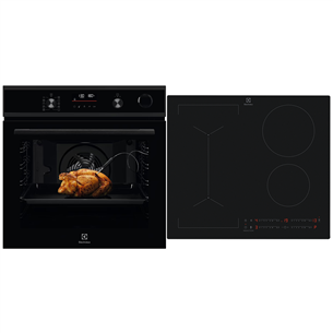 Electrolux, 72 L, must - Integreeritav ahi + induktsioonpliidiplaat EOC6P77H+CIV63443CT