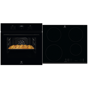 Electrolux, 65 L, must - Integreeritav ahi + induktsioonpliidiplaat EOD5H70BZ+CIR60430