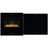 Electrolux, 65 L, must - Integreeritav ahi + induktsioonpliidiplaat