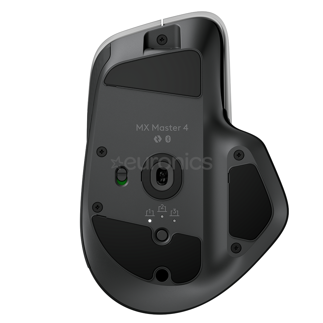 Logitech MX Master 4, tumehall - Juhtmevaba hiir