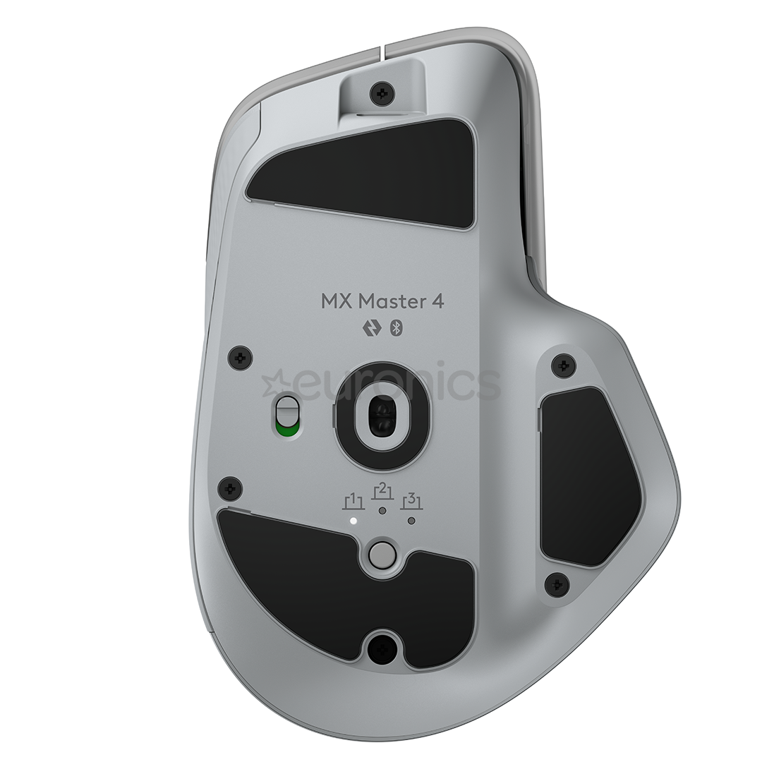 Logitech MX Master 4, helehall - Juhtmevaba hiir