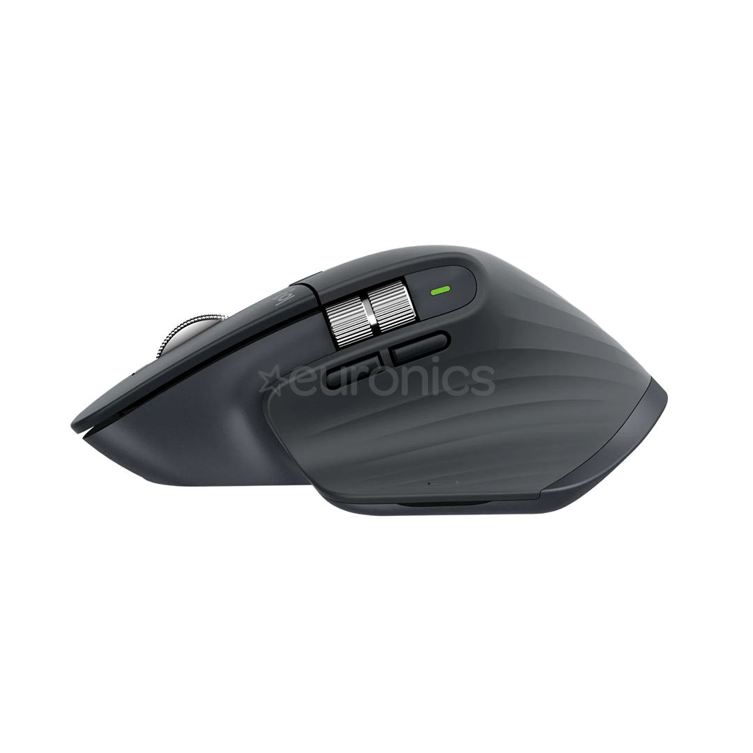 Logitech MX Master 3S Performance, must - Juhtmevaba hiir