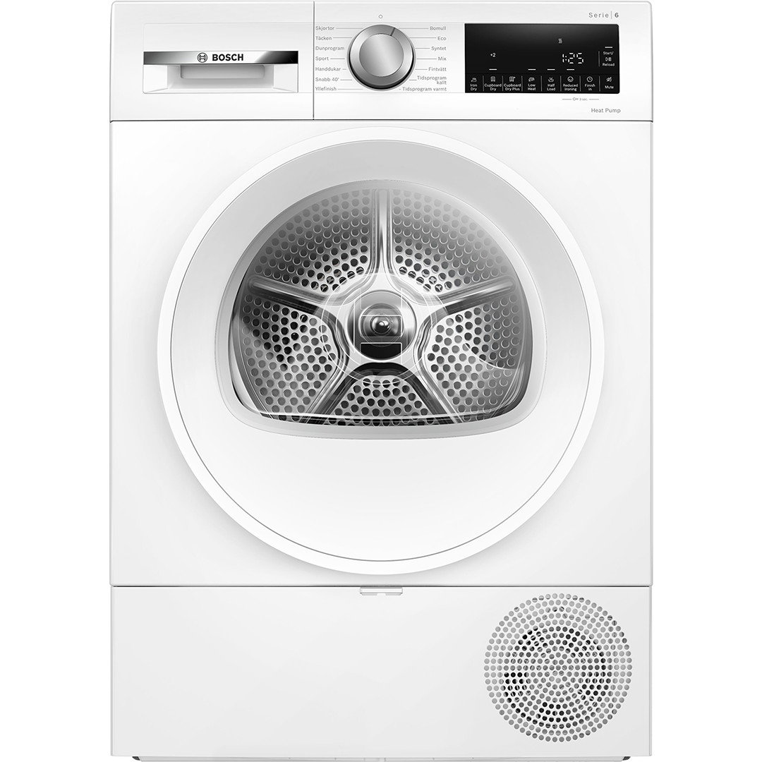 Bosch, Series 6, 9 kg, depth 61.3 cm - Clothes dryer