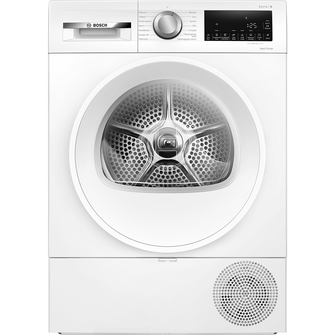 Bosch, Seeria 6, 9 kg, sügavus 61.3 cm - Pesukuivati