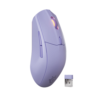 Steelseries Rival 3 Wireless Gen 2, lilla - Juhtmevaba hiir