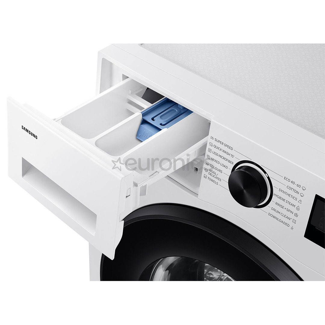 Samsung AI Ecobubble, 9 kg, depth 48 cm, 1400 rpm - Front load washing machine