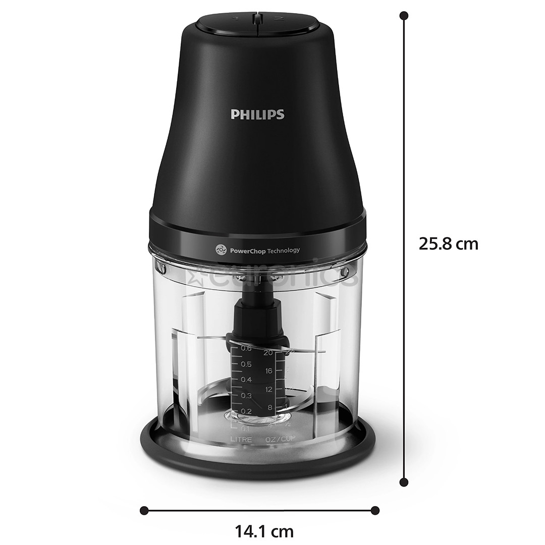 Philips 3000 Seeria, 450 W, must - Hakkija