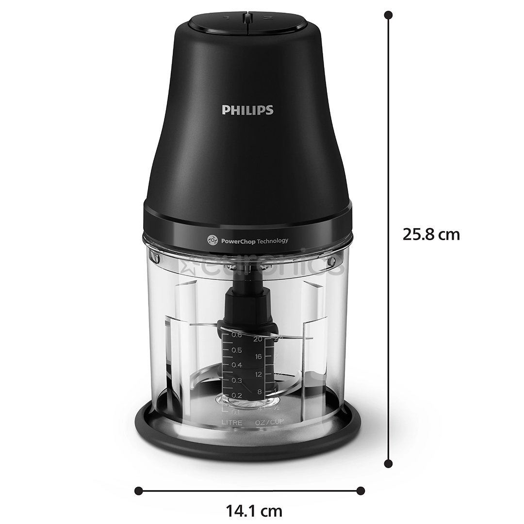 Philips 3000 Seeria, 450 W, must - Hakkija