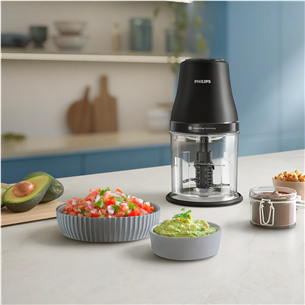 Philips 3000 Seeria, 450 W, must - Hakkija