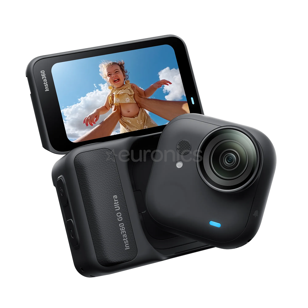 Insta360 GO Ultra Standard Bundle, must - Seikluskaamera