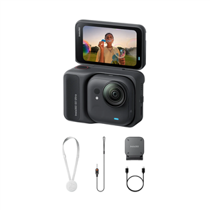 Insta360 GO Ultra Standard Bundle, must - Seikluskaamera