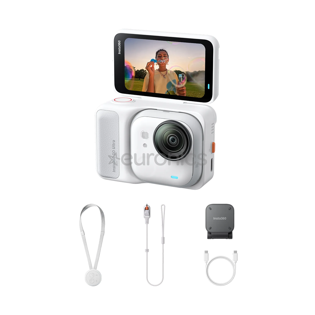 Insta360 GO Ultra Standard Bundle, valge - Seikluskaamera