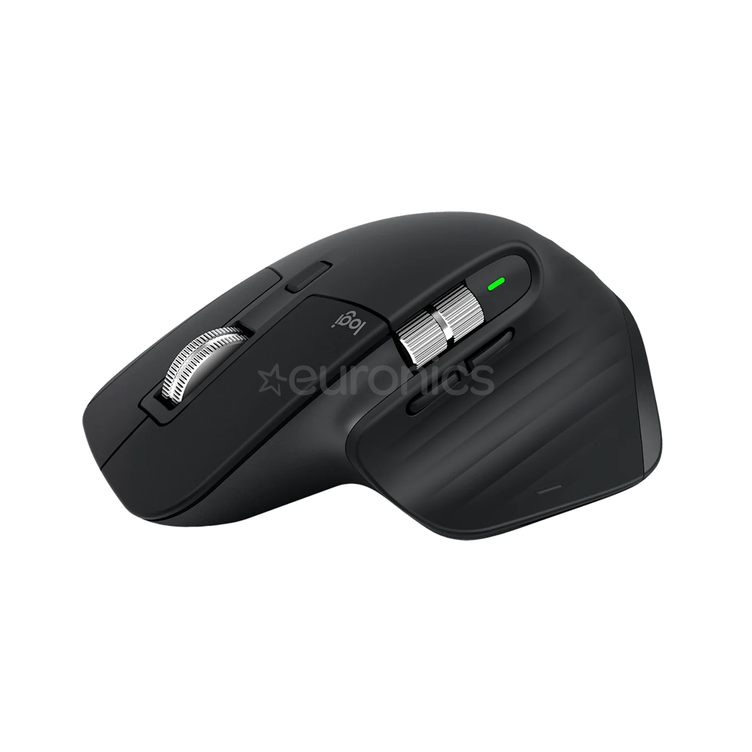 Logitech MX Master 3S Performance, must - Juhtmevaba hiir