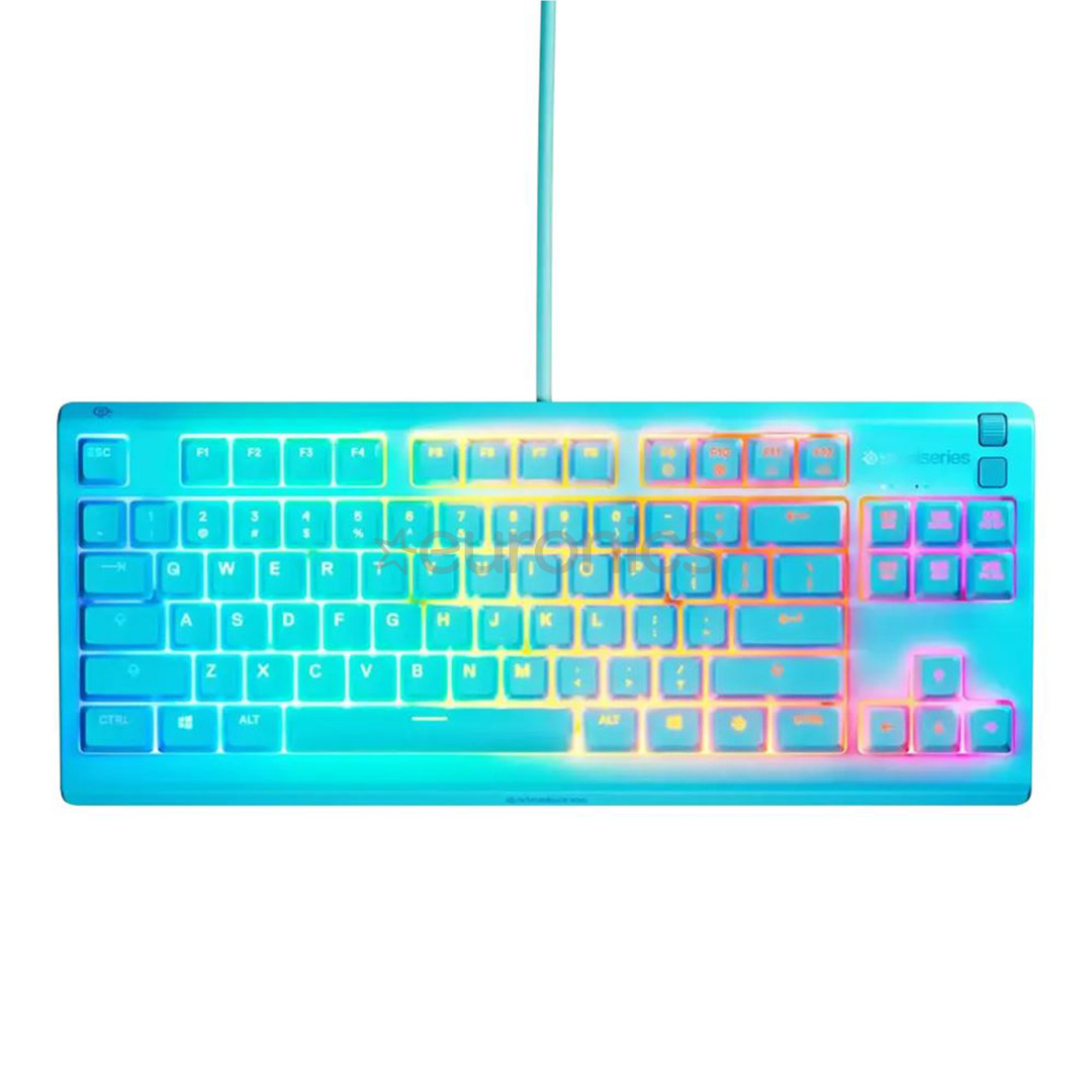 SteelSeries Apex 3 TKL, SWE, aqua - Keyboard
