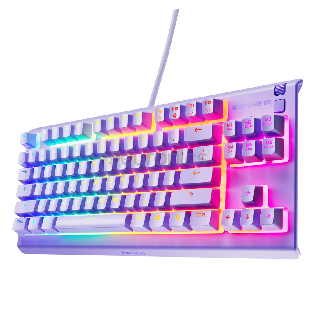 SteelSeries Apex 3 TKL, US, lilla - Klaviatuur