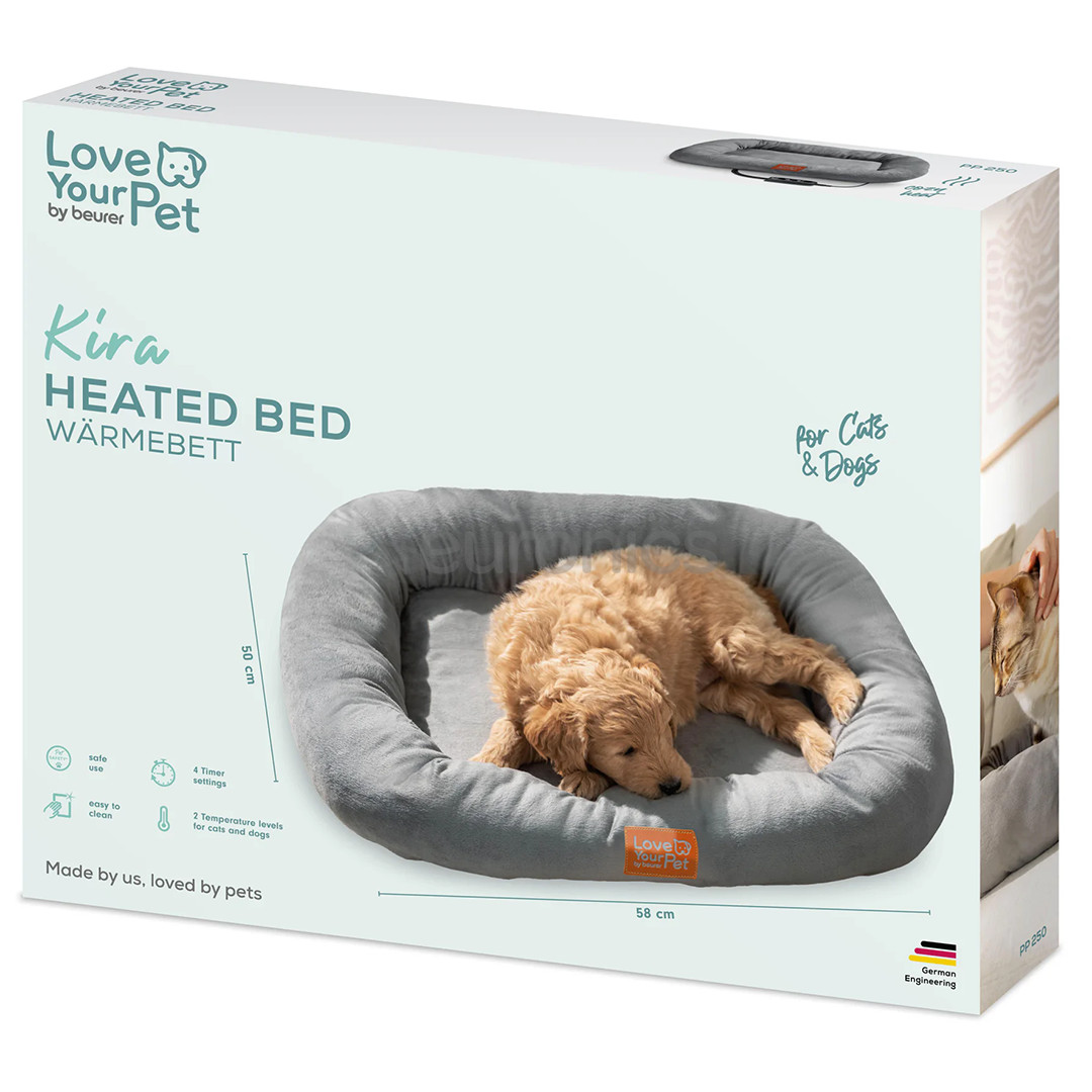 Beurer Kira, hall - Soojendusega lemmikloomavoodi