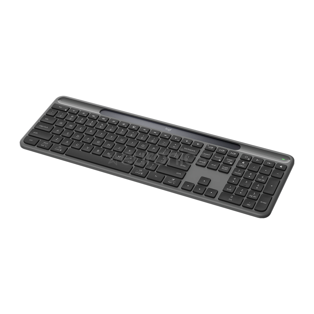 Logitech Signature Slim Solar+ K980, SWE, must - Juhtmevaba klaviatuur