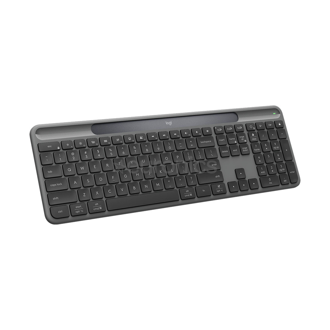 Logitech Signature Slim Solar+ K980, SWE, must - Juhtmevaba klaviatuur