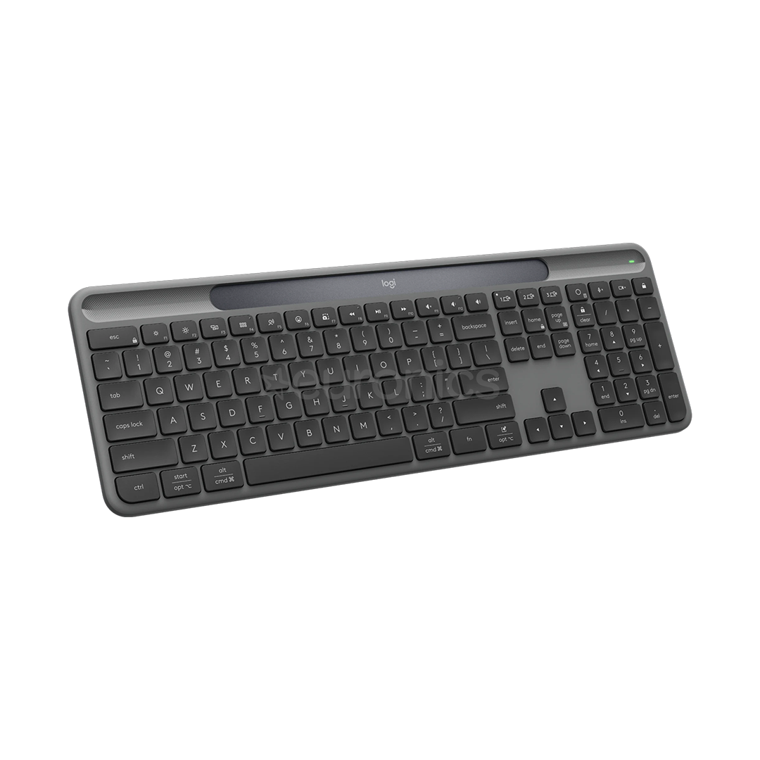 Logitech Signature Slim Solar+ K980, SWE, must - Juhtmevaba klaviatuur