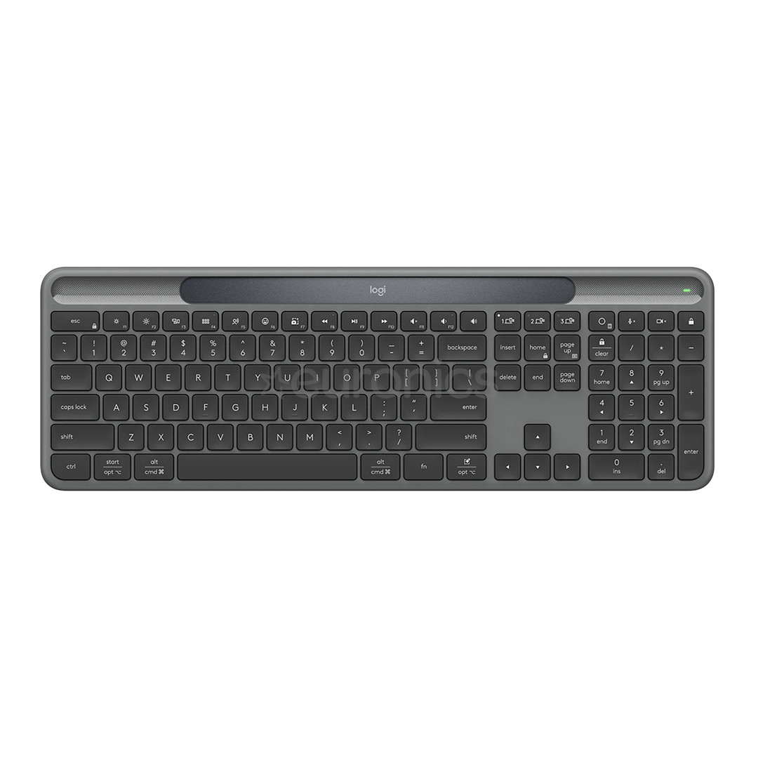 Logitech Signature Slim Solar+ K980, US, must - Juhtmevaba klaviatuur