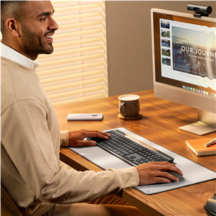 Logitech Signature Slim Solar+ K980, US, must - Juhtmevaba klaviatuur