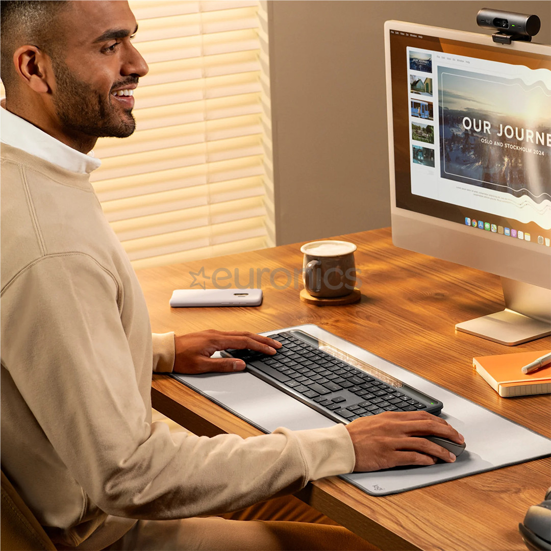 Logitech Signature Slim Solar+ K980, US, must - Juhtmevaba klaviatuur