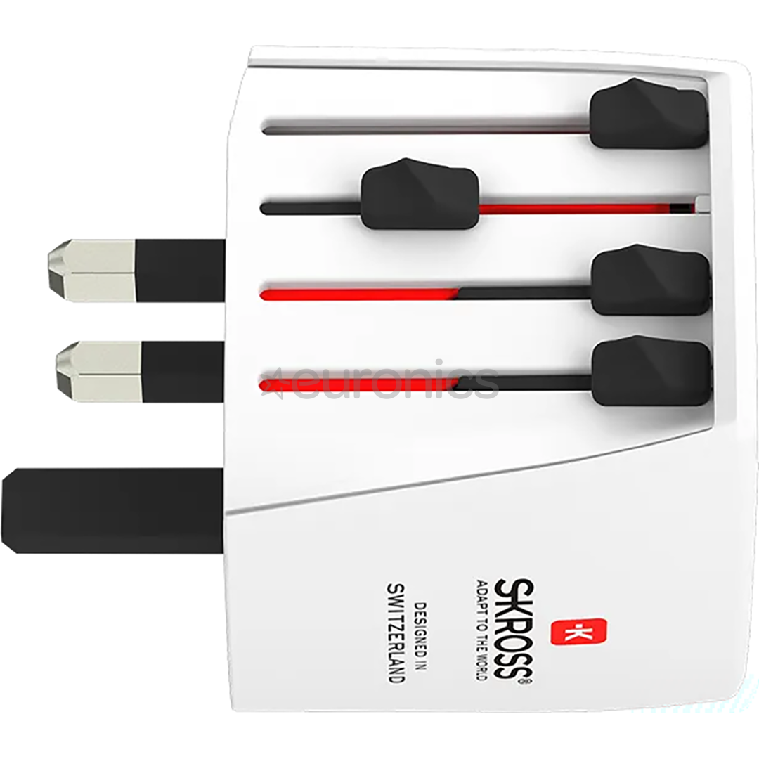 Skross MUV Micro, valge - Reisiadapter