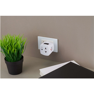 Skross MUV Micro, valge - Reisiadapter