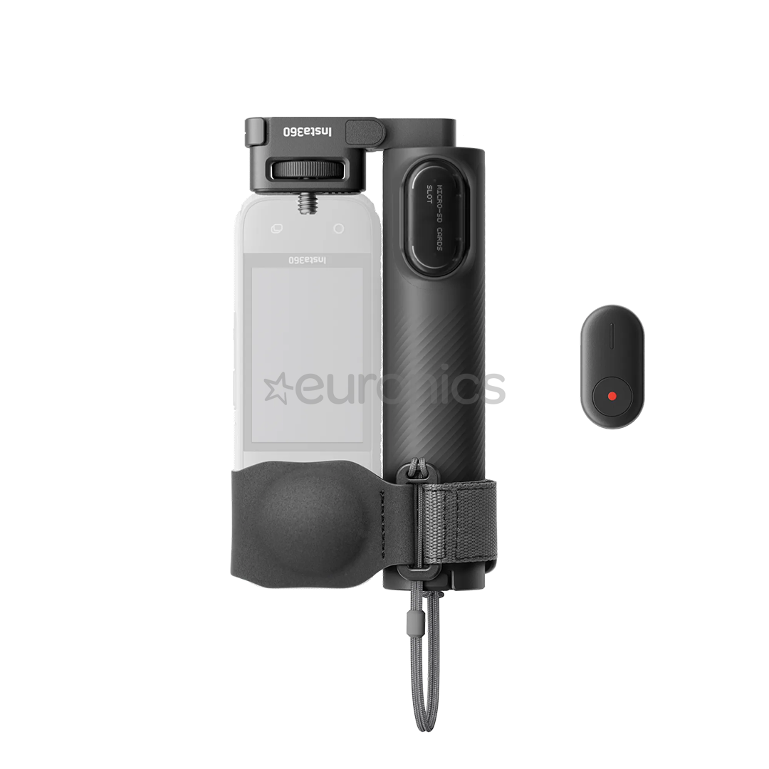Insta360 Foldable 2-in-1 Selfie Stick, tumehall - Kaamerastatiiv