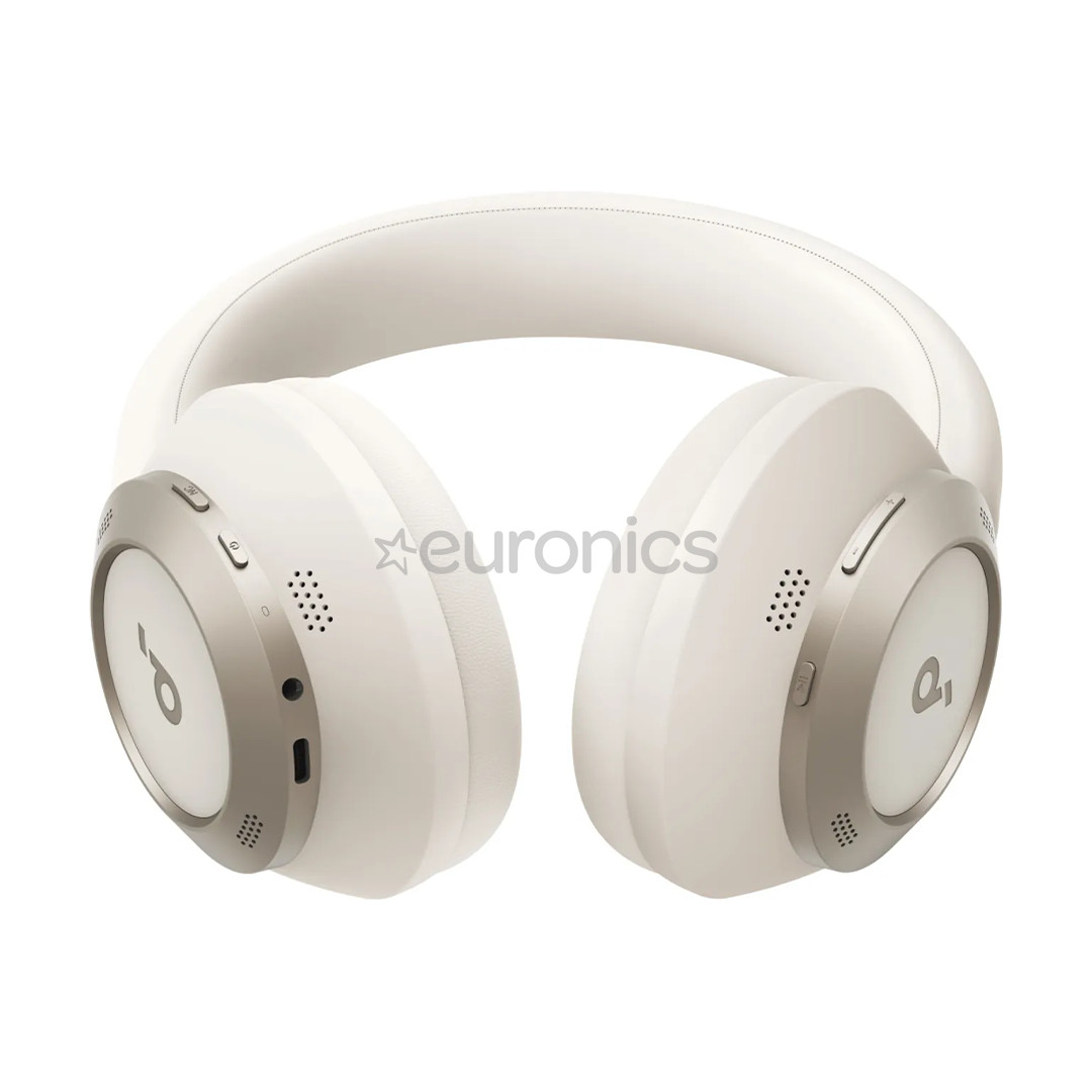 Soundcore Space One Pro, valge - Juhtmevabad kõrvaklapid
