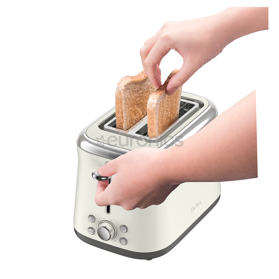 Tefal Collection, Retro, ​​850 Вт, бежевый - Тостер