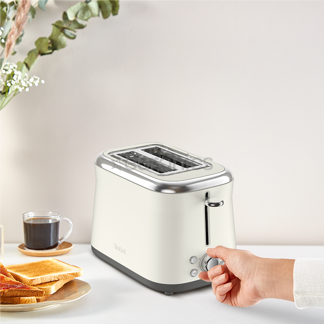 Tefal Collection, Retro, ​​850 Вт, бежевый - Тостер