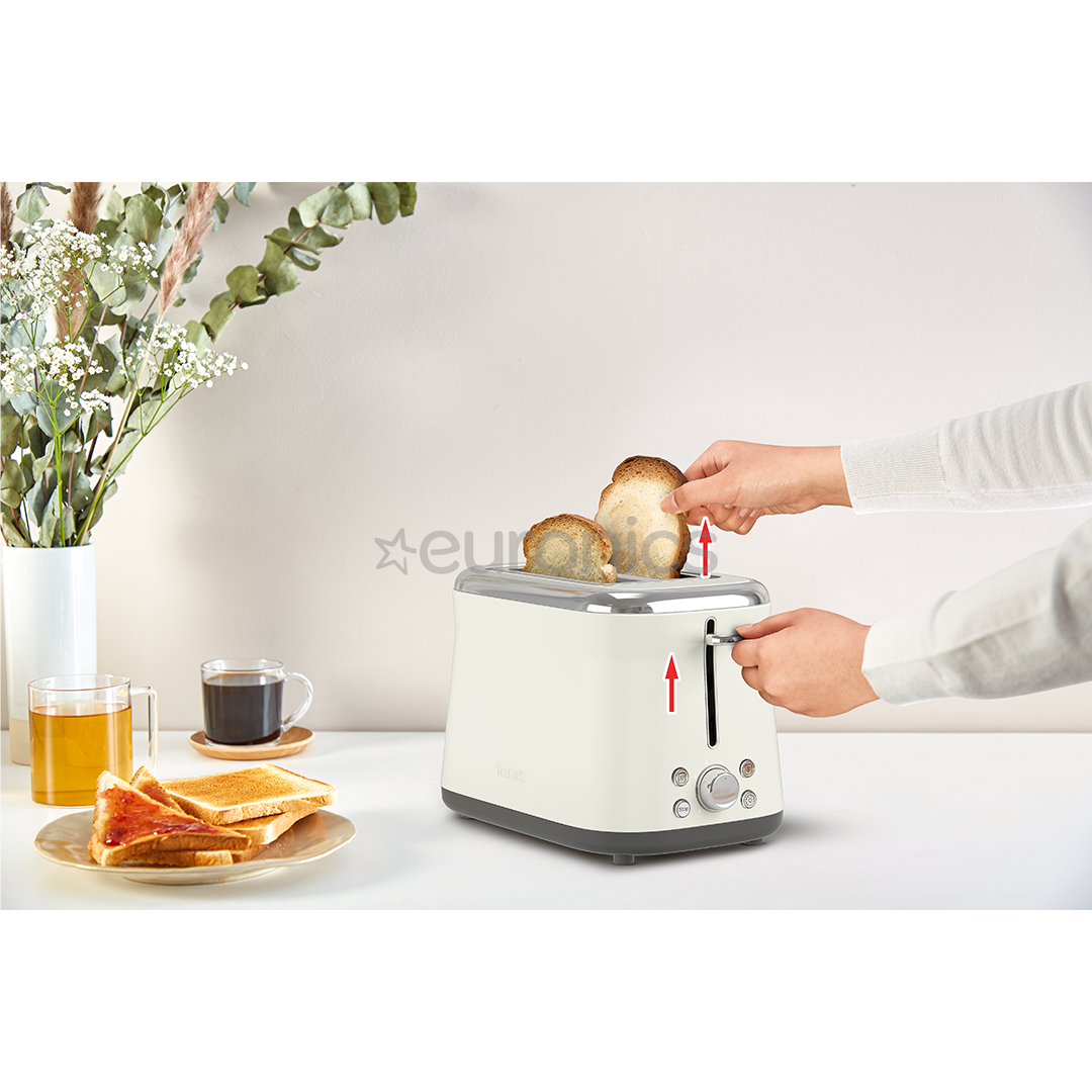 Tefal Collection, Retro, ​​850 Вт, бежевый - Тостер