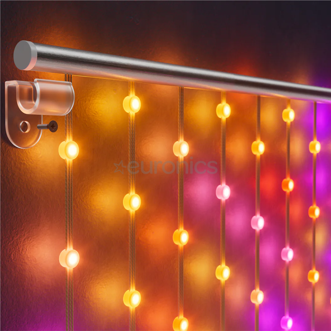 Twinkly Matrix, 100 x 100 cm, RGB, clear - LED light curtain
