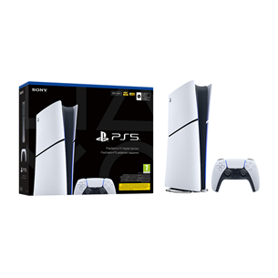 Sony PlayStation 5 Slim Digital, 825 GB, white - Gaming console