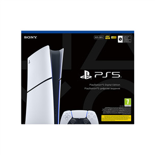 Sony PlayStation 5 Slim Digital, 825 GB, valge - Mängukonsool