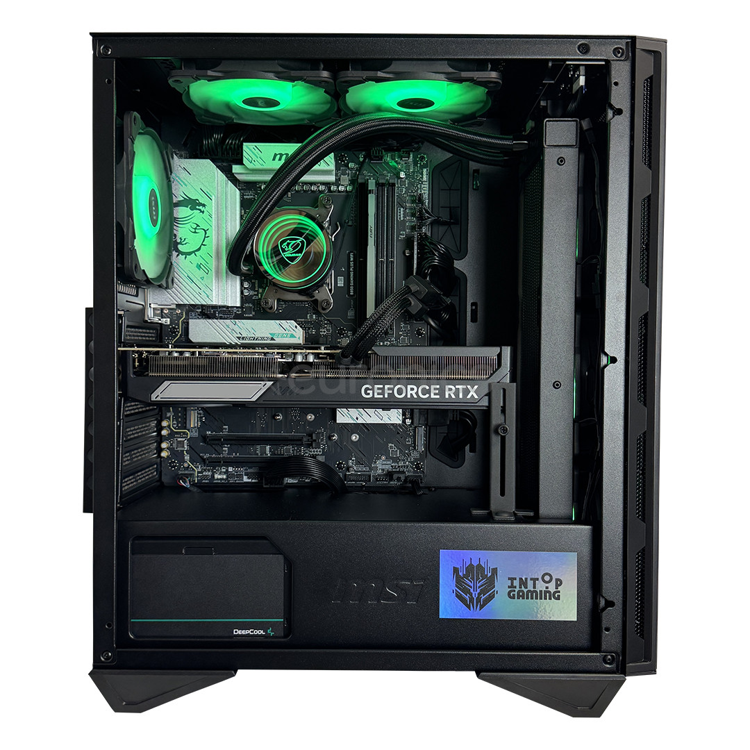 Intop Gaming R9 Aqua, Ryzen 9, 32 GB, 1 TB, RTX 5070Ti, black - Desktop PC