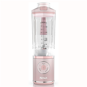 Ninja Blast Max, roosa - Kaasaskantav juhtmevaba blender
