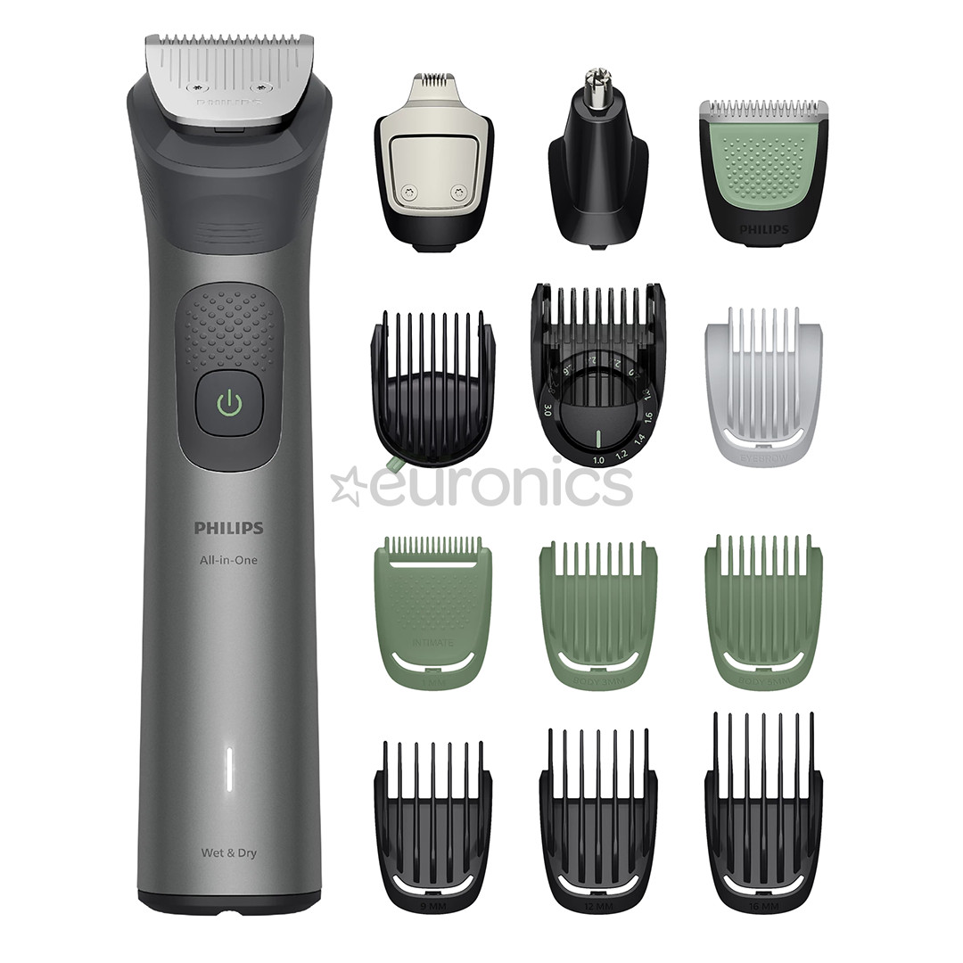 Philips All-in-One Trimmer 7000 Series, 15-ühes, tumehall - Trimmeri komplekt